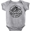 the mountains Baby Bodysuit