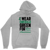 i wear emerald green for liver cancer awareness Unisex Hoodie