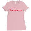 technician t shirt technics parody dj vinyl 1200 hip hop illest techno Ladies Fitted T-Shirt