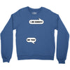 I am Hungry Me Too Mom and Baby Talking Crewneck Sweatshirt