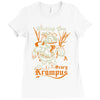 scary krampus Ladies Fitted T-Shirt