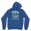 i'm a proud dad of freaking awesome nurse Unisex Hoodie