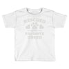 rescued is my favorite breed Toddler T-shirt