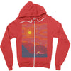 surf line Zipper Hoodie