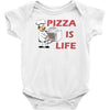 pizza is love pizza is life Baby Bodysuit