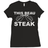 steak Ladies Fitted T-Shirt
