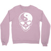 yin yang skull (2) Crewneck Sweatshirt