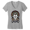 smokin pipes n feathers Women's V-Neck T-Shirt