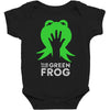 the green frog Baby Bodysuit