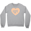 Hope With Heart Crewneck Sweatshirt