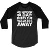 an arrow a day zombie dary 3/4 Sleeve Shirt