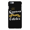 queens are born in october iPhone 6 Plus/6s Plus Case