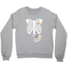 pregnant skeleton baby costume halloween maternity ninja ladies Crewneck Sweatshirt