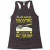 long range shooting Racerback Tank