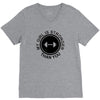 my girl is stronger than you (2) V-Neck Tee