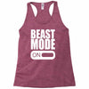 beast mode on Racerback Tank
