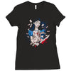 dark wonderland Ladies Fitted T-Shirt