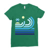 beach Ladies Fitted T-Shirt