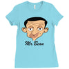 mr bean Ladies Fitted T-Shirt