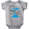 hipster ice cube Baby Onesie