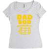 dad bod Women's Triblend Scoop T-shirt