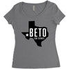 Beto For Senate Texas Map Women's Triblend Scoop T-shirt