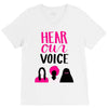 Women's March Hear Our Voice V-Neck Tee