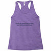 dumb people Racerback Tank