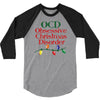 ocd obsessive christmas disorder 3/4 Sleeve Shirt
