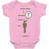 moment of thought Baby Onesie