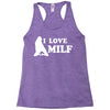 I Love Milf Racerback Tank