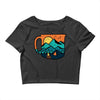 coffee and adventure Crop Top