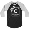 christmas periodic table of elements 3/4 Sleeve Shirt