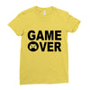 game over Ladies Fitted T-Shirt