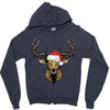 noel deer Zipper Hoodie
