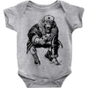 comunist monkey Baby Onesie