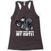 come play with my nuts Racerback Tank