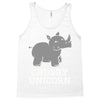 chubby unicorn rhino Tank Top