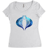 Cobra Commander G.I. Joe Women's Triblend Scoop T-shirt