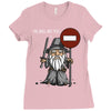 you shall not pass!! Ladies Fitted T-Shirt
