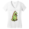 oh no monster Women's V-Neck T-Shirt