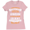 Super Cool Grandson Of A Freaking Awesome Grammy Ladies Fitted T-Shirt