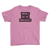 animals are not ingredients Youth Tee