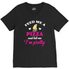 feed me a pizza and tell me i'm pretty V-Neck Tee
