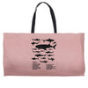 shark chart Weekender Totes
