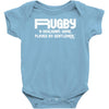 rugby a hooligans gentlemen Baby Onesie