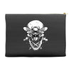 butter skull black Accessory Pouches