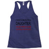 beautiful daughter Racerback Tank