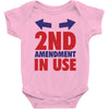 2nd amendment in use Baby Onesie