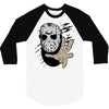 hockey mask halloween 3/4 Sleeve Shirt